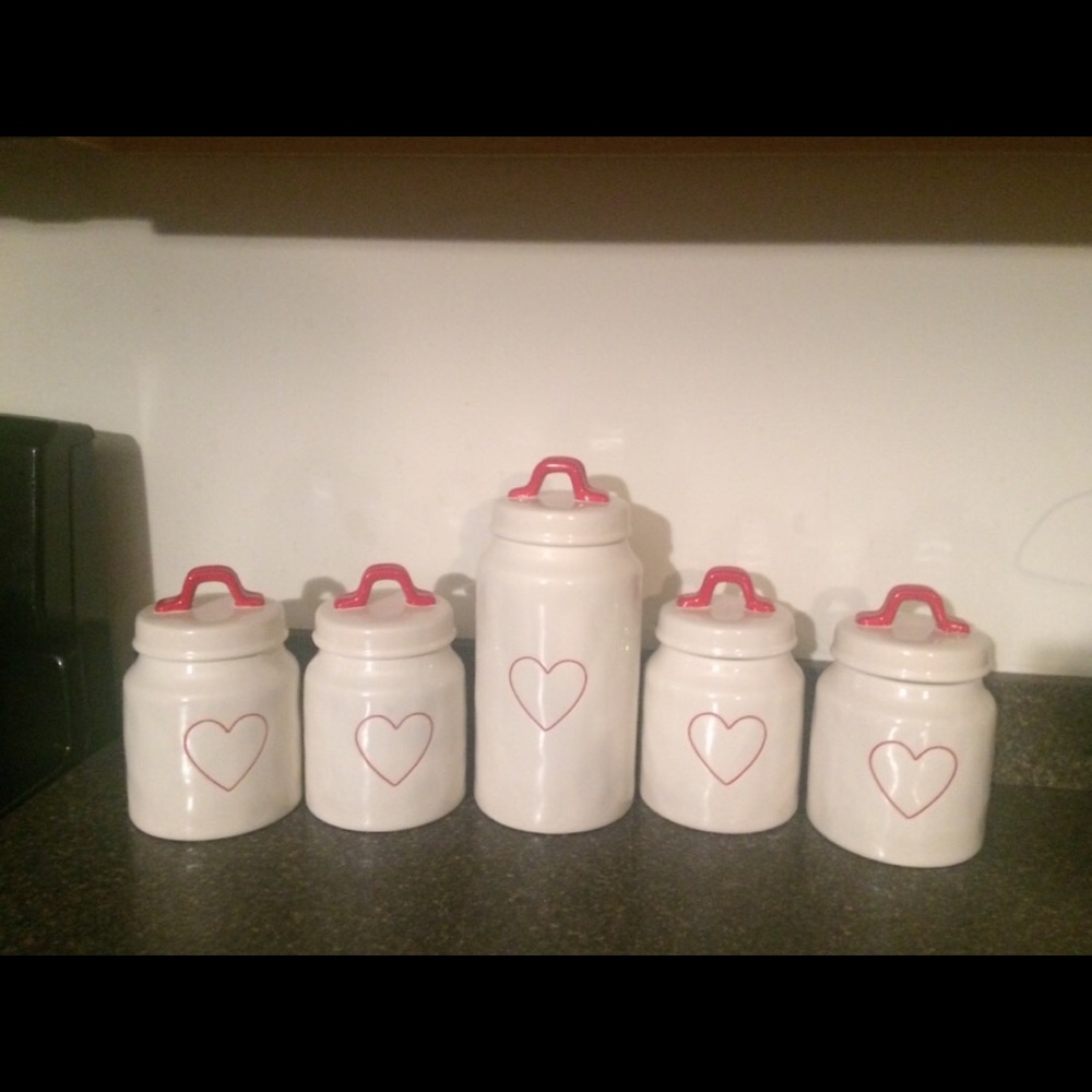Rae Dunn canisters